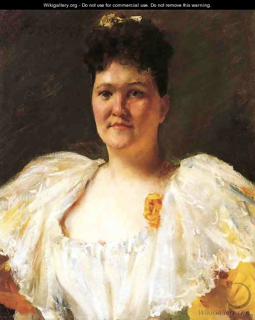 Portrait Of A Woman - William Merritt Chase