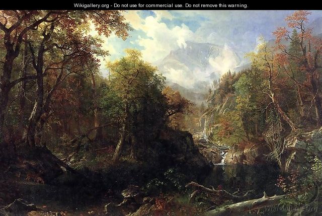 The Emerald Pool - Albert Bierstadt