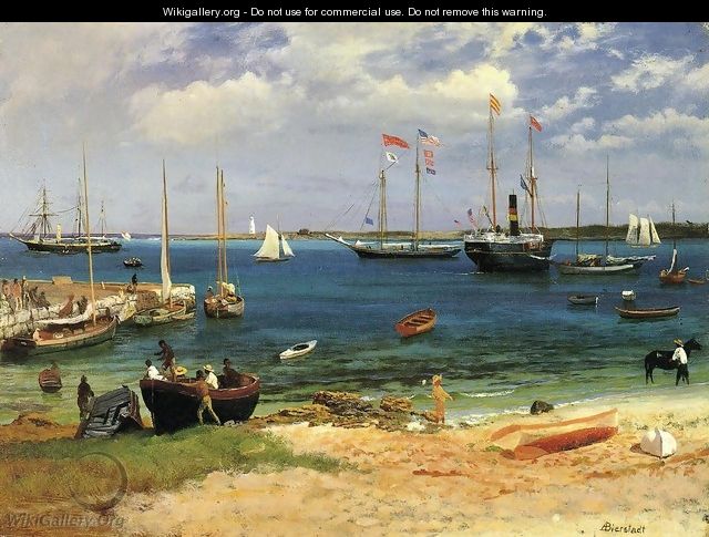 Nassau Harbor - Albert Bierstadt