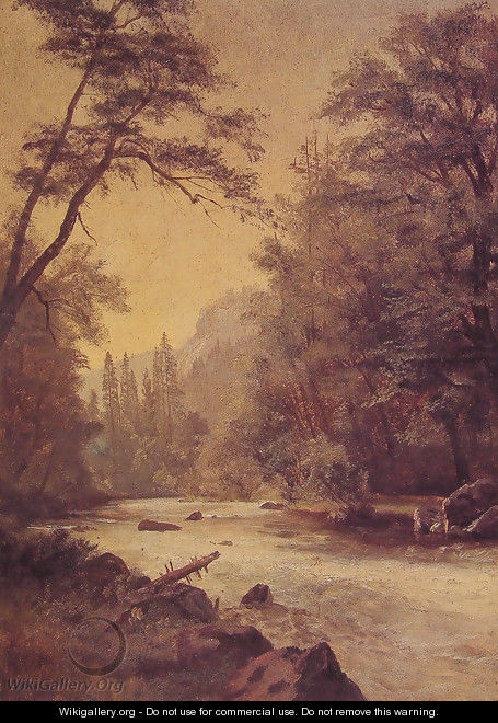 Lower Yosemite Valley - Albert Bierstadt
