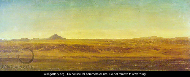 On The Plains - Albert Bierstadt