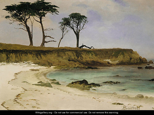 Sea Cove - Albert Bierstadt