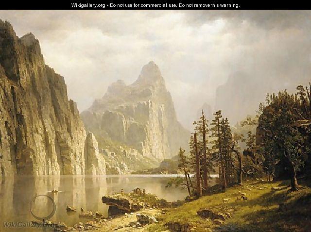 Merced River Yosemite Valley - Albert Bierstadt