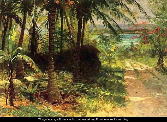 Tropical Landscape - Albert Bierstadt