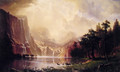 Among The Sierra Nevada Mountains California - Albert Bierstadt
