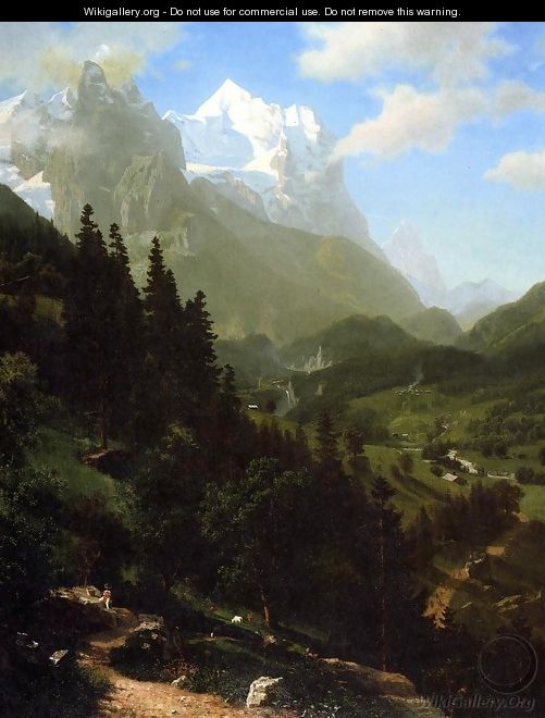The Wetterhorn - Albert Bierstadt