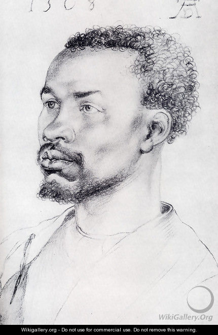 Head Of A Negro - Albrecht Durer