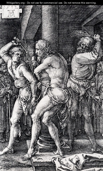 Flagellation (Engraved Passion) - Albrecht Durer