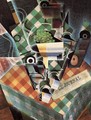 Still Life With Checked Tablecloth - Juan Gris