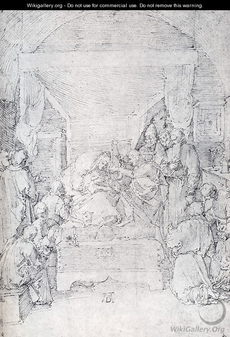 The Death Of The Virgin - Albrecht Durer