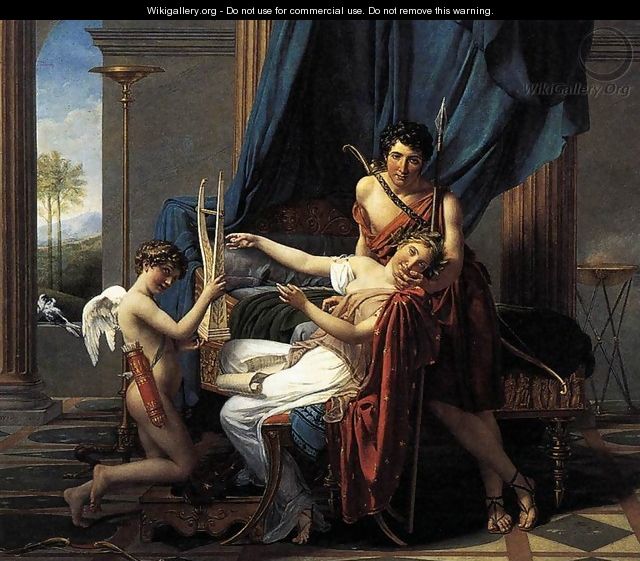 Sappho and Phaon 1809 - Jacques Louis David