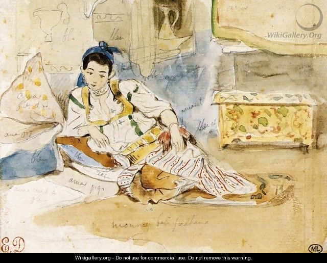 Mounay ben Sultan 1832 - Eugene Delacroix