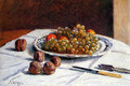 Grapes And Walnuts On A Table - Alfred Sisley