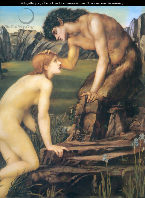 Pan and Psyche 1872-74 - Sir Edward Coley Burne-Jones