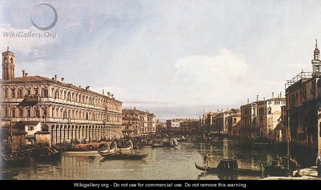 View Of The Grand Canal - (Giovanni Antonio Canal) Canaletto