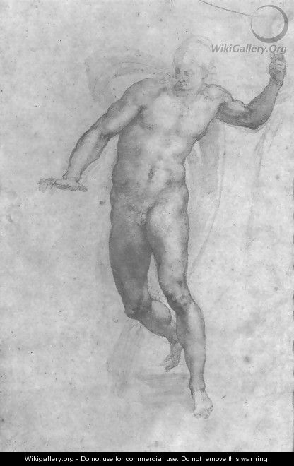 Study For A Risen Christ - Michelangelo Buonarroti