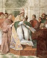 Gregory IX Approving The Decretals - Raphael