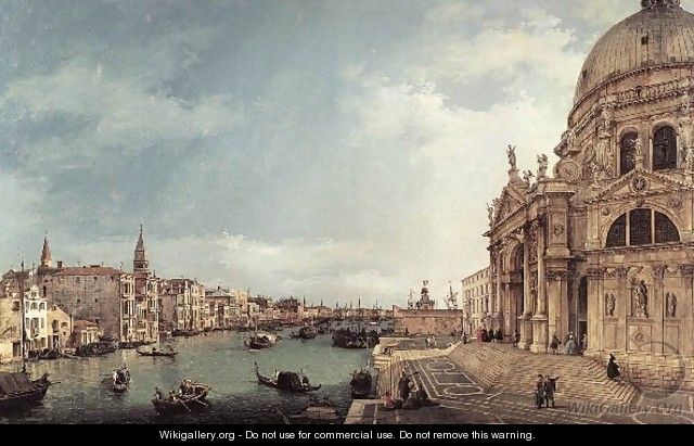 Entrance to the Grand Canal- Looking East 1744 - (Giovanni Antonio Canal) Canaletto