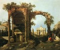 Capriccio Ruins and Classic Buildings 1730s - (Giovanni Antonio Canal) Canaletto