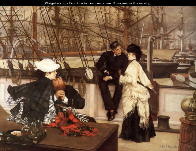 The Captain And The Mate - James Jacques Joseph Tissot