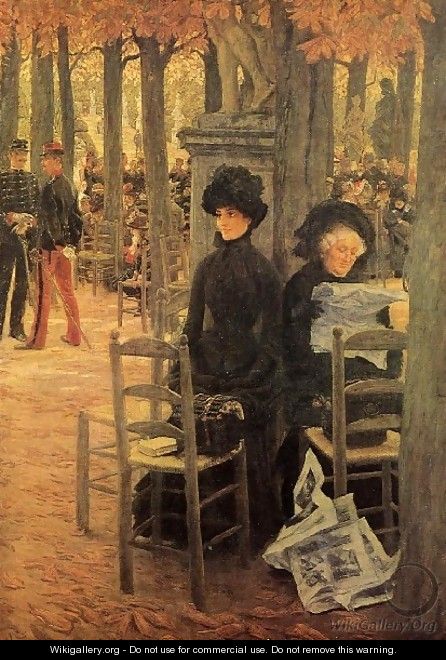 Jacques Without A Dowry Aka Sunday In The Luxembourg Gardens - James Jacques Joseph Tissot
