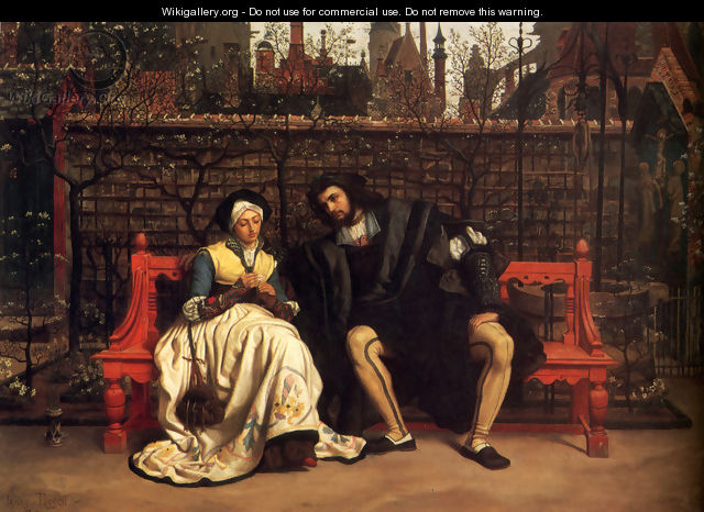 Faust And Marguerite In The Garden - James Jacques Joseph Tissot