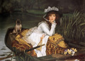 Young Lady In A Boat - James Jacques Joseph Tissot
