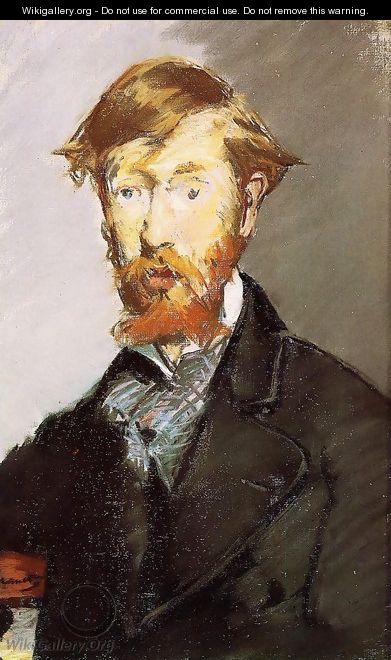 Portrait Of George Moore - Edouard Manet