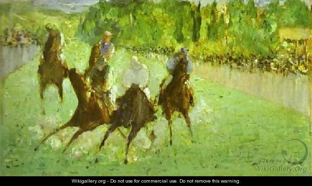 At The Races - Edouard Manet