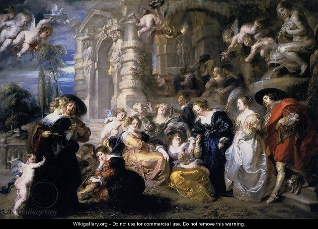 Garden Of Love - Peter Paul Rubens
