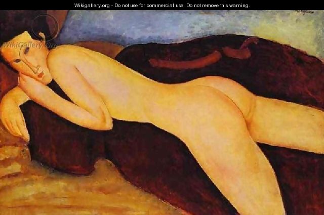 Nu Couche De Dos - Amedeo Modigliani