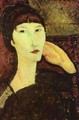Adrienne Woman With Bangs - Amedeo Modigliani