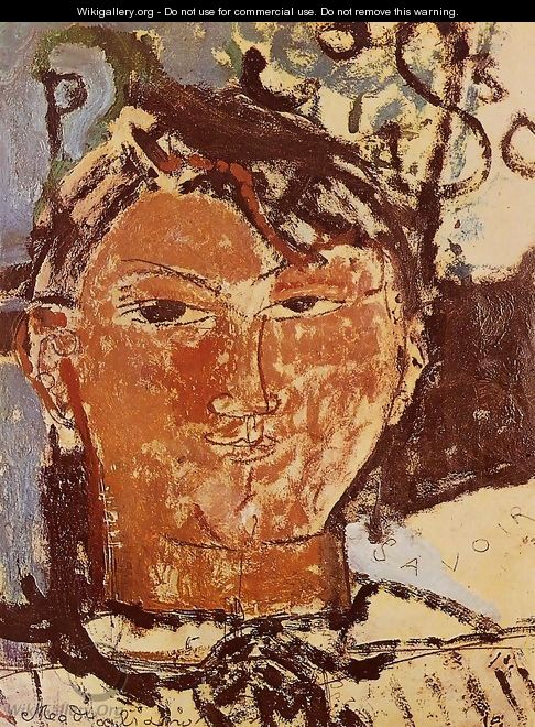 Portrait Of Pablo Picasso - Amedeo Modigliani