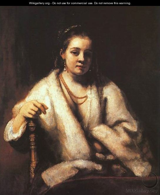 Portrait of Hendrickje Stofells 1659 - Rembrandt Van Rijn