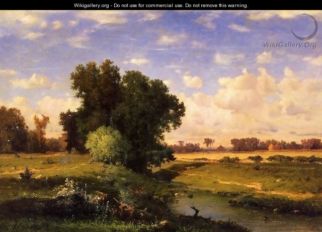 Hackensack Meadows Sunset - George Inness