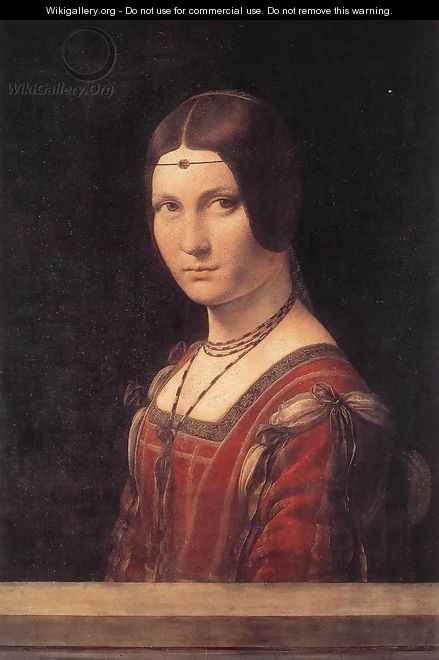 La belle Ferroniere c. 1490 - Leonardo Da Vinci