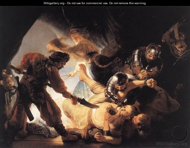The Blinding of Samson 1636 - Rembrandt Van Rijn