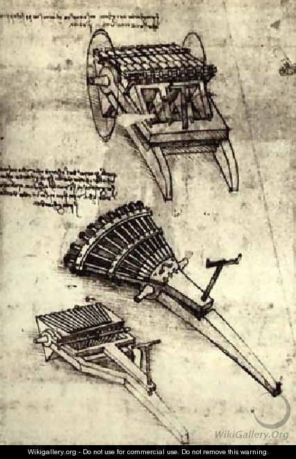 Multi Barrel Gun - Leonardo Da Vinci