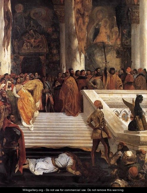 The Execution of Doge Marino Faliero 1825-26 - Eugene Delacroix