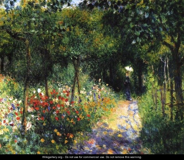 Women In A Garden - Pierre Auguste Renoir