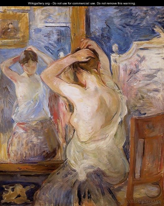 Before The Mirror - Berthe Morisot