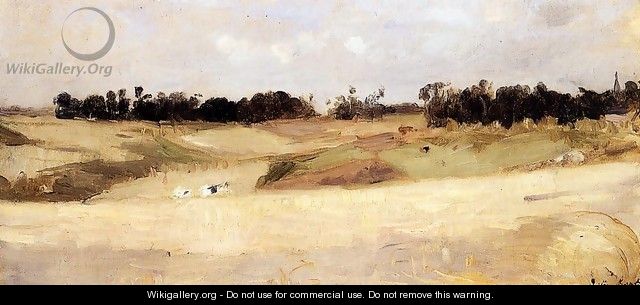 Landscape Near Valenciennes - Berthe Morisot