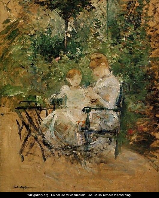 In The Garden - Berthe Morisot