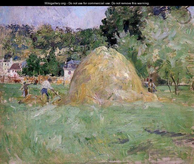 Haymakers At Bougival - Berthe Morisot