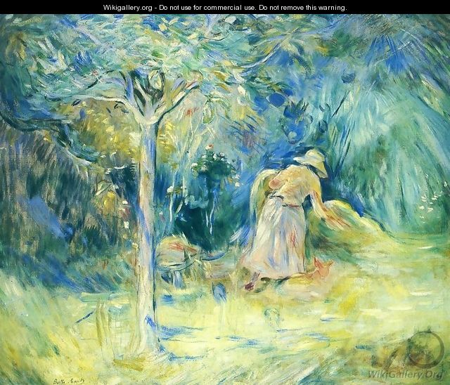 Haying At Mezy - Berthe Morisot