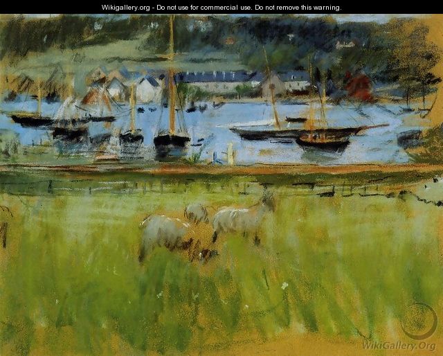 Harbor In The Port Of Fecamp - Berthe Morisot