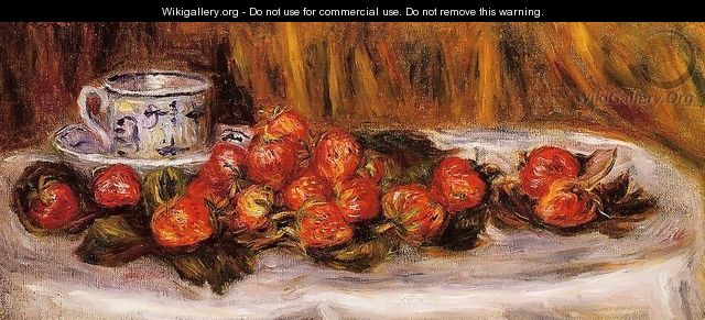 Still Life With Strawberries - Pierre Auguste Renoir