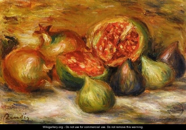 Still Life With Figs - Pierre Auguste Renoir