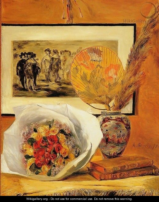 Still Life With Bouquet - Pierre Auguste Renoir