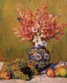 Still Life Flowers And Fruit - Pierre Auguste Renoir
